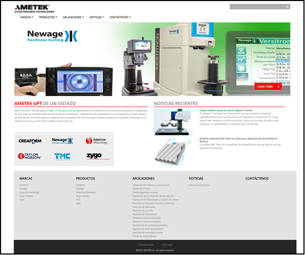Ultra Precision Technologies Launches Website Specifically for Mexico